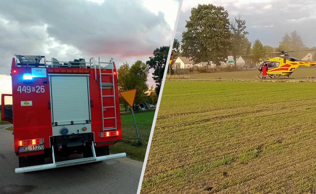 Wypadek wojskowej karetki. Wszyscy w szpitalu