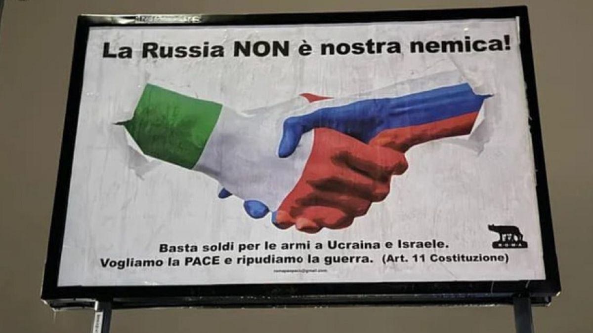 Kontrowersyjne plakaty we Włoszech.