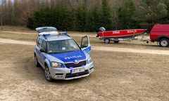 Biskupiec. Krok od tragedii. Pod 4-latkiem załamał się lód