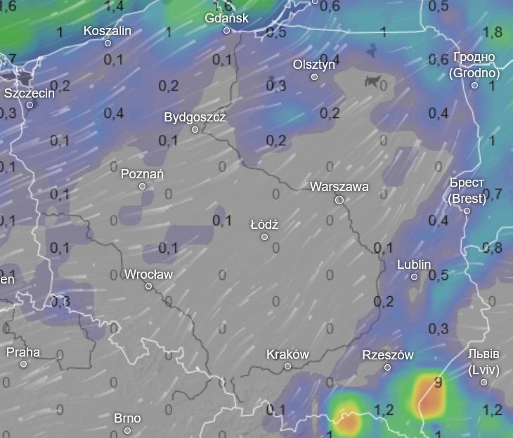 Deszcz 19 kwietnia