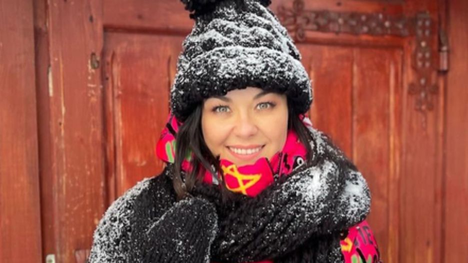 Katarzyna Cichopek w zimowej stylizacji 