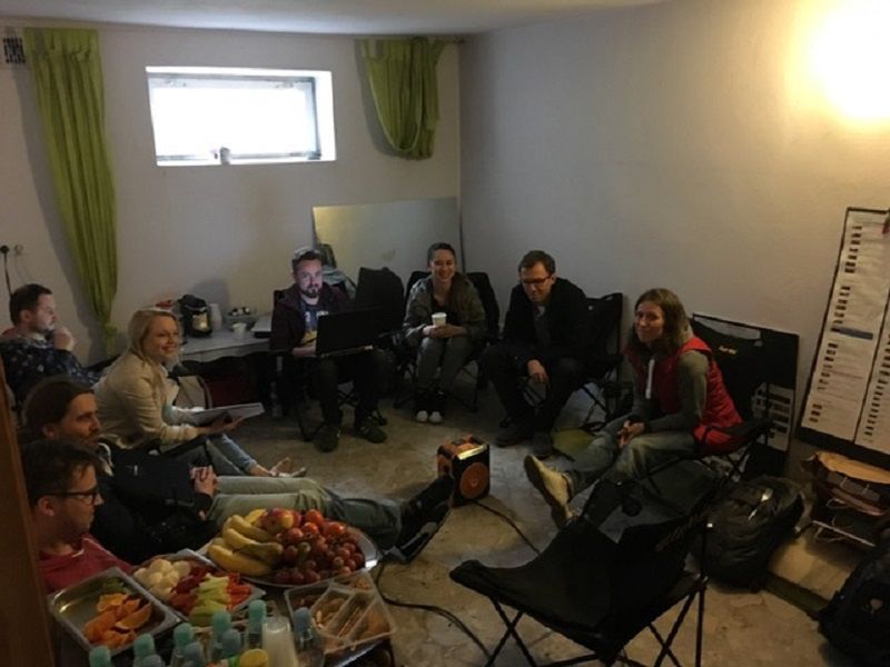 Ekipa zdjęciowa na planie