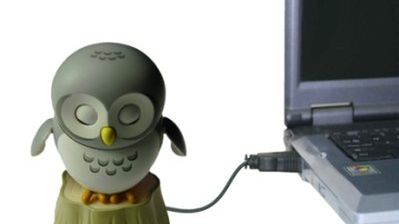 Sowa mądra głowa umili pracę przy komputerze 1