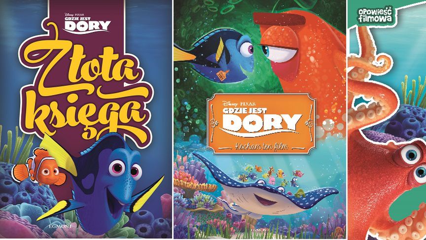 Gdzie jest Dory? - recenzja książek Wydawnictwa Egmont