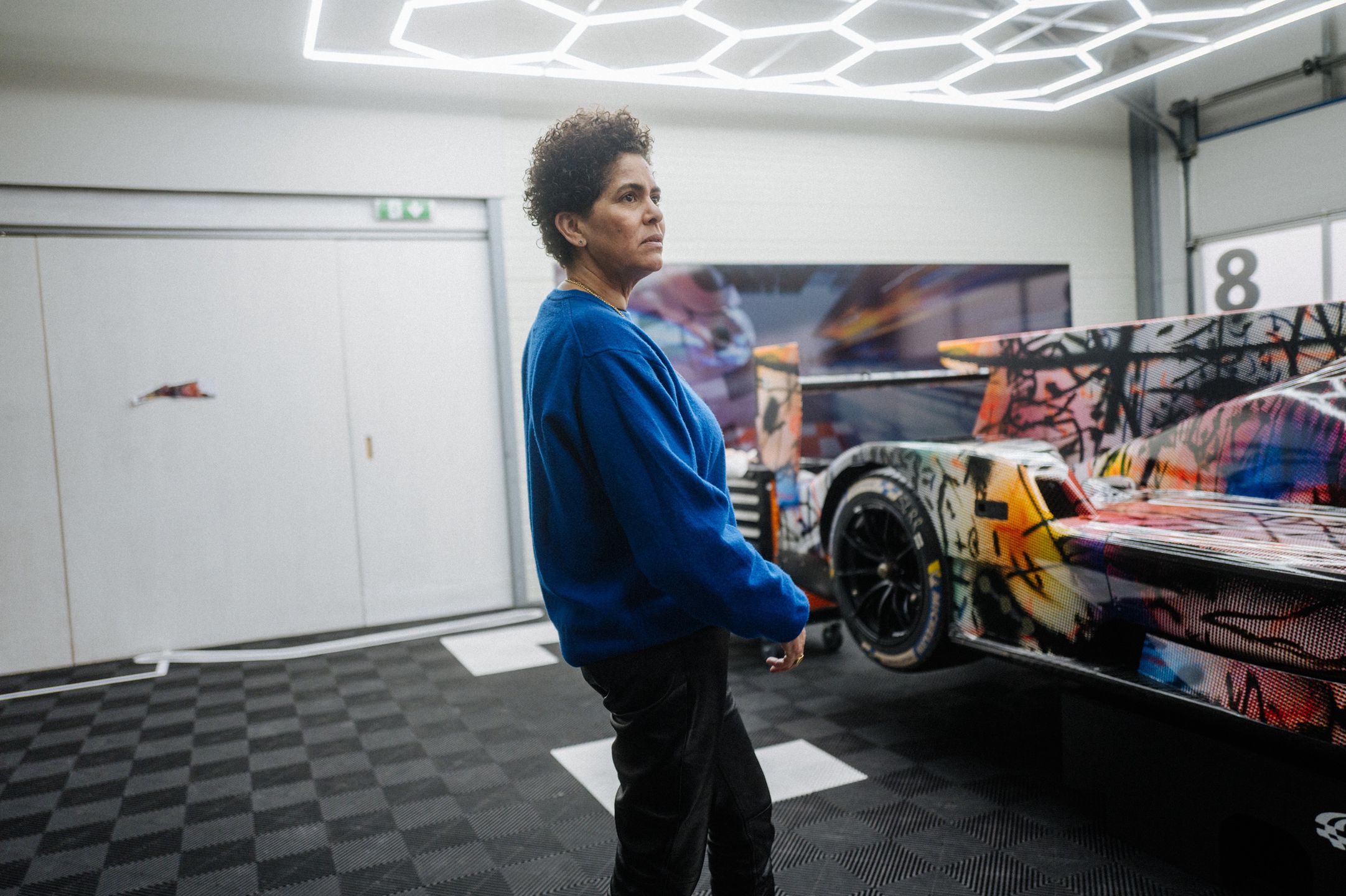 BMW M Hybrid V8 art car - proces powstawania - Julie Mehretu