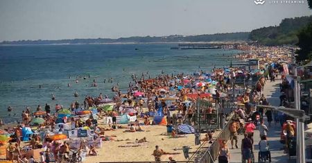 Była godzina 12:20. Oto co się działo na plaży w Sarbinowie. Brak słów