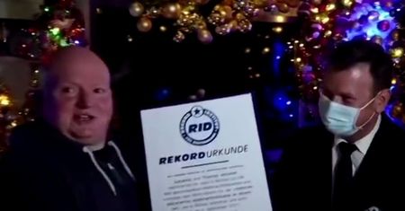 Świąteczny rekord Niemiec. 444 choinki w jednym domu. Zobacz nagranie