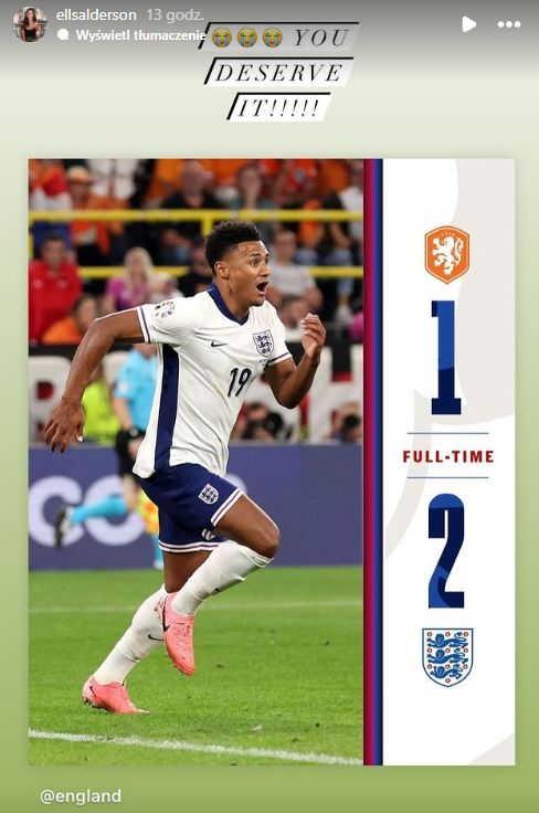 Na zdjęciu: wpis Ellie Alderson