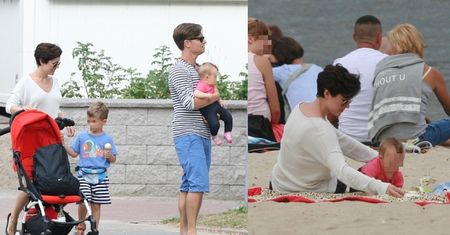 Cichopki z dziećmi na plaży w Sopocie (ZDJĘCIA)