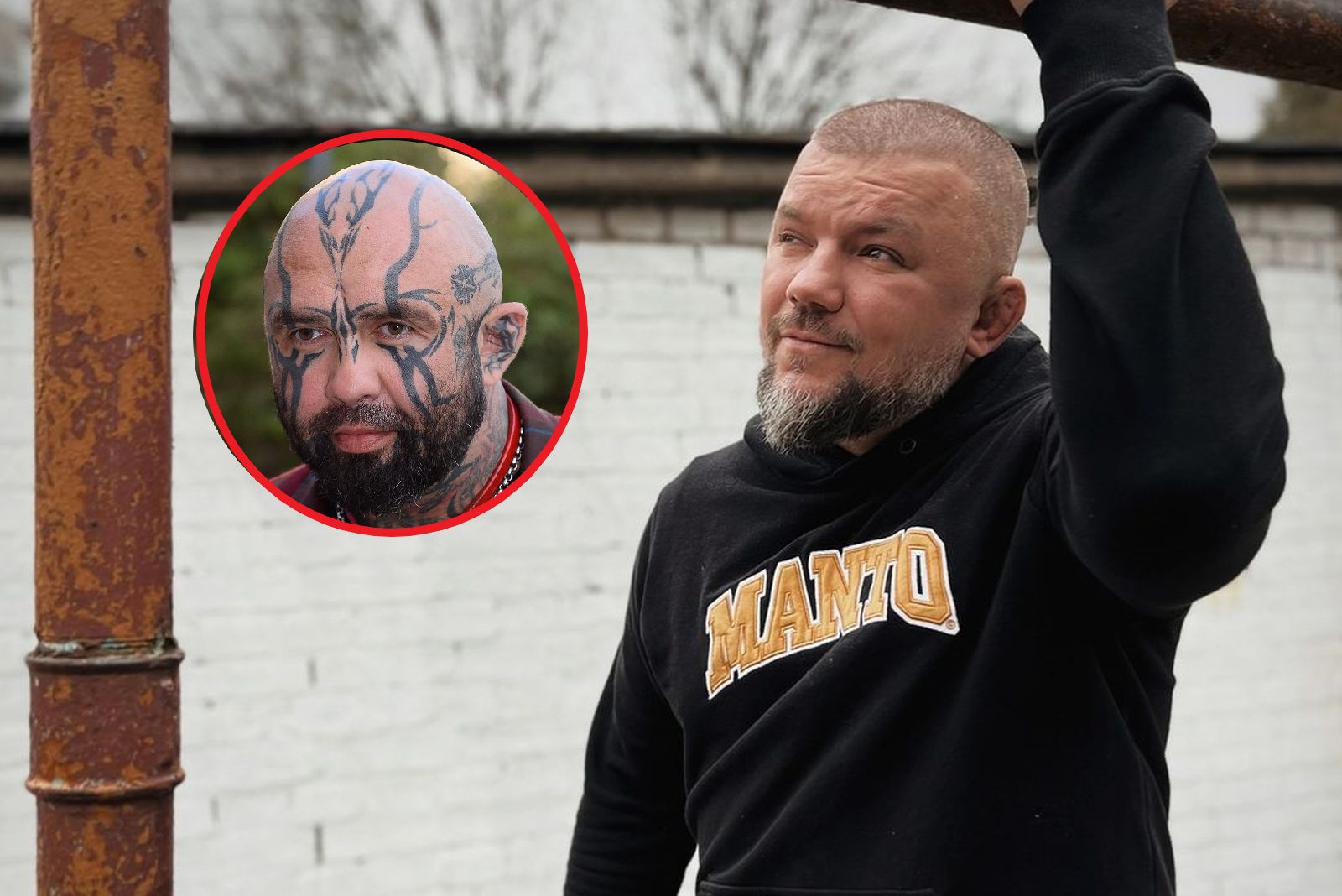 Na dużym zdjęciu "Juras". Na małym "Różal". 