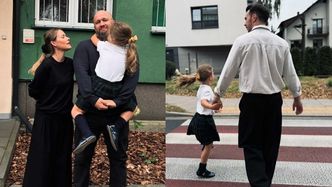Olga Frycz relacjonuje pierwszy dzień córki w szkole. Odprowadziła ją z BYŁYM i OBECNYM partnerem: "Nowa rzeczywistość"