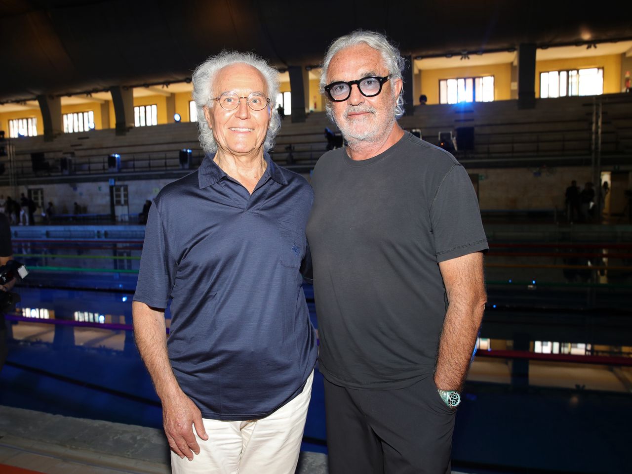 Luciano Benetton i Flavio Briatore 