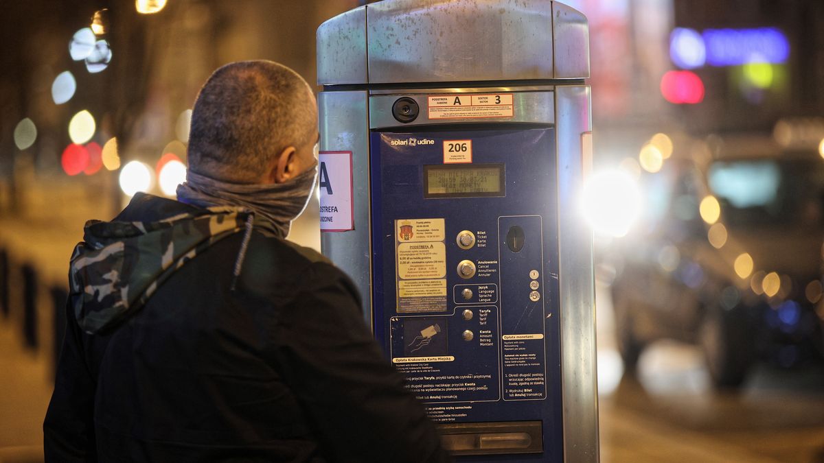 Parkometr w Krakowie
