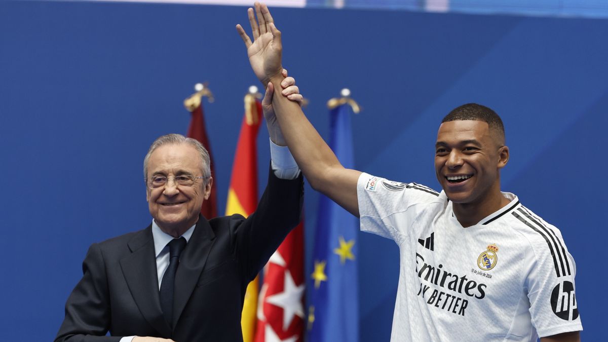 Kylian Mbappe i prezydent Realu Madryt