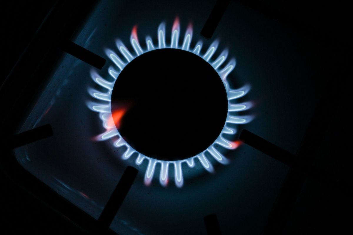Natural gas burner on a natural-gas-burning stove.
On Friday, June 17, 2022, in Rzeszow, Podkarpackie Voivodeship, Poland. (Photo by Artur Widak/NurPhoto via Getty Images)