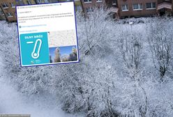 Pierwszy taki alert. To będzie bardzo mroźna noc