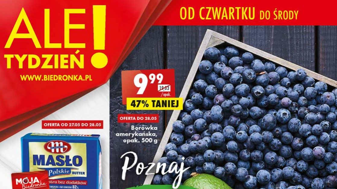 Biedronka gazetka od czwartku 26 maja [26.05]
