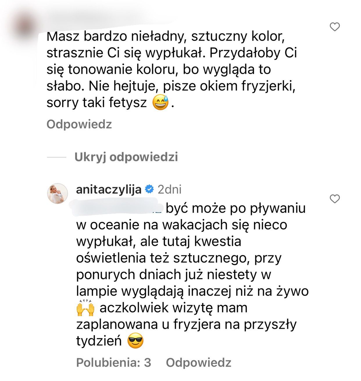 Internautka zasugerowała Szydłowskiej wizytę u fryzjera