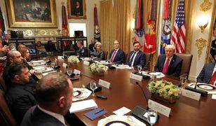 Tylko Zełenski wyszedł do dziennikarzy. Oto co napisał Trump [RELACJA NA ŻYWO]