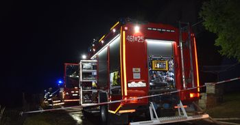 Bydgoszcz: Tragiczny pożar domku na działkach ROD przy ul. Łochowskiej. Strażacy odkryli zwłoki