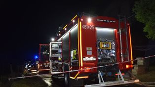 Bydgoszcz: Tragiczny pożar domku na działkach ROD przy ul. Łochowskiej. Strażacy odkryli zwłoki