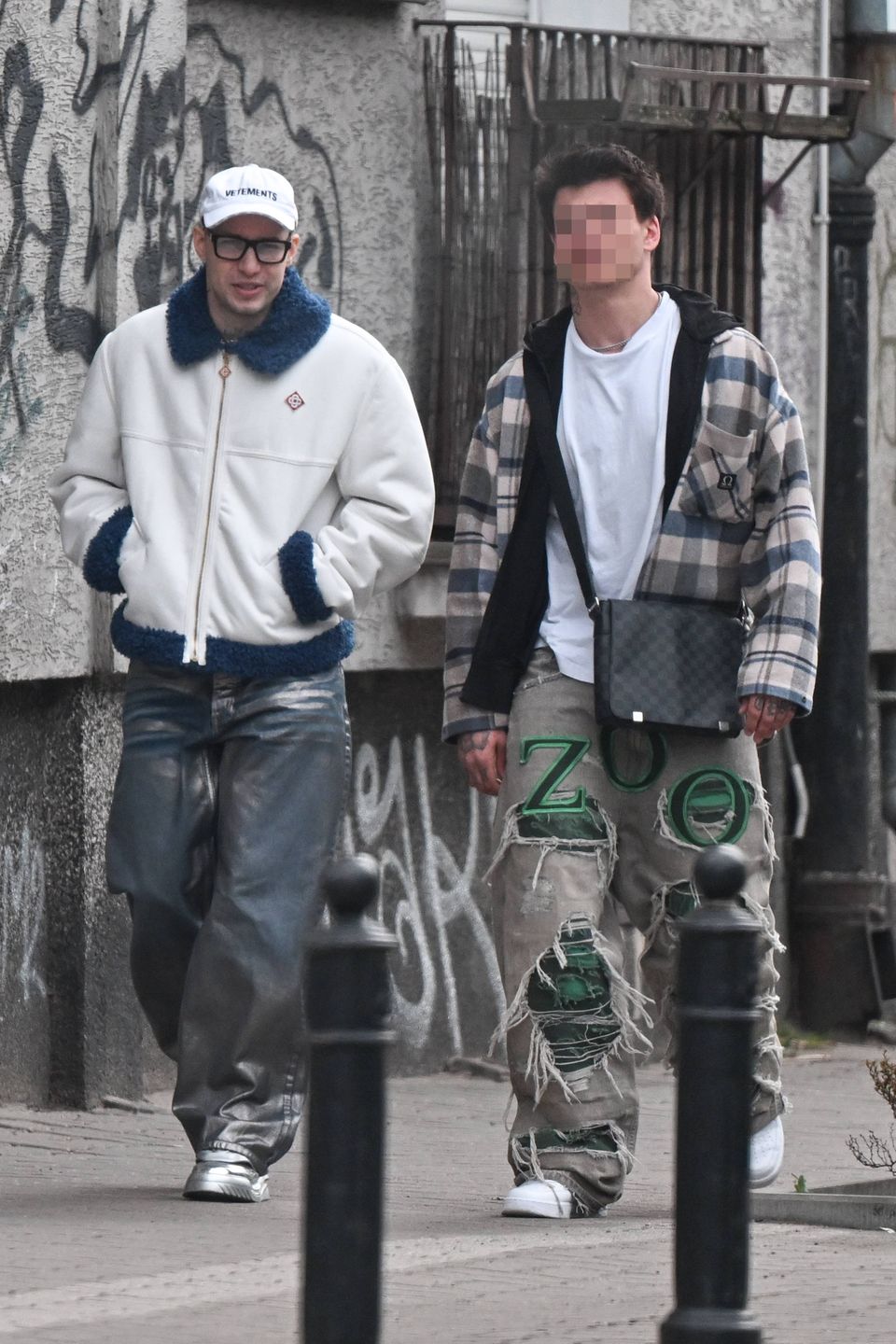 Żabson spacerował na Powiślu