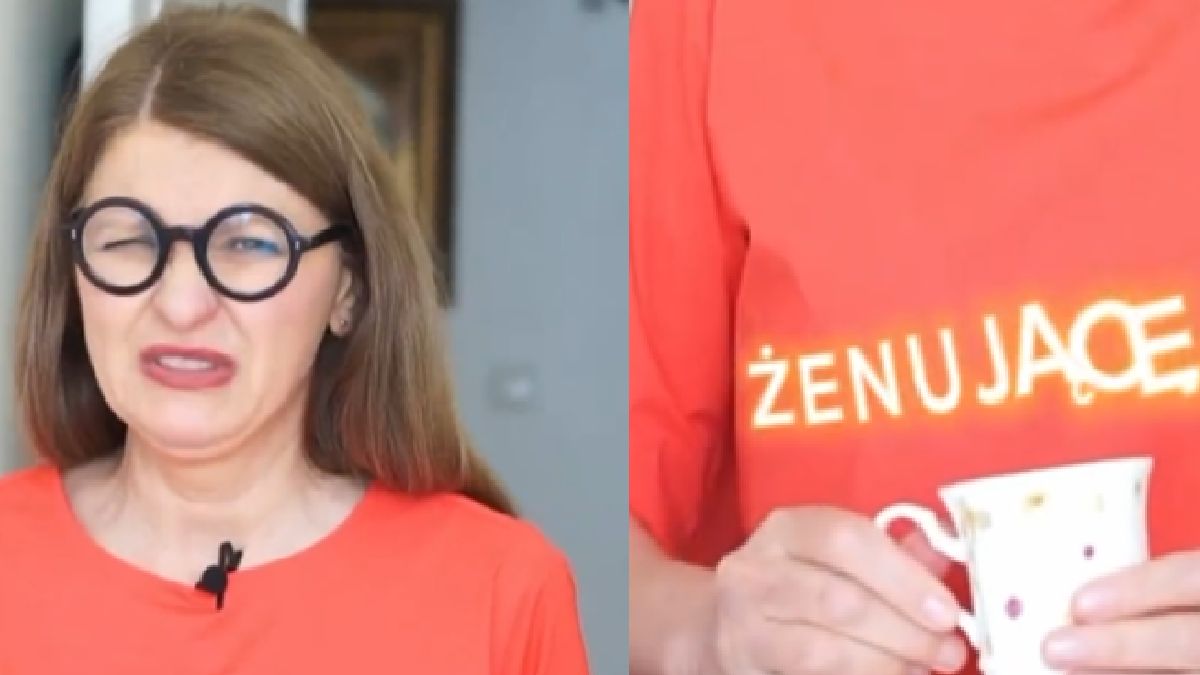 Irena Kamińska-Radomska pokazuje, jak prawidłowo pić herbatę