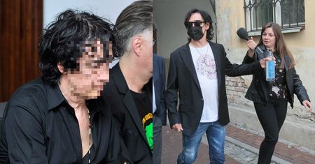 Jan B. ODPYCHA rękę dziennikarki po wizycie w prokuraturze (FOTO)