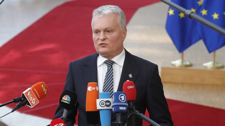 Prezydent Litwy Gitanas Nauseda 