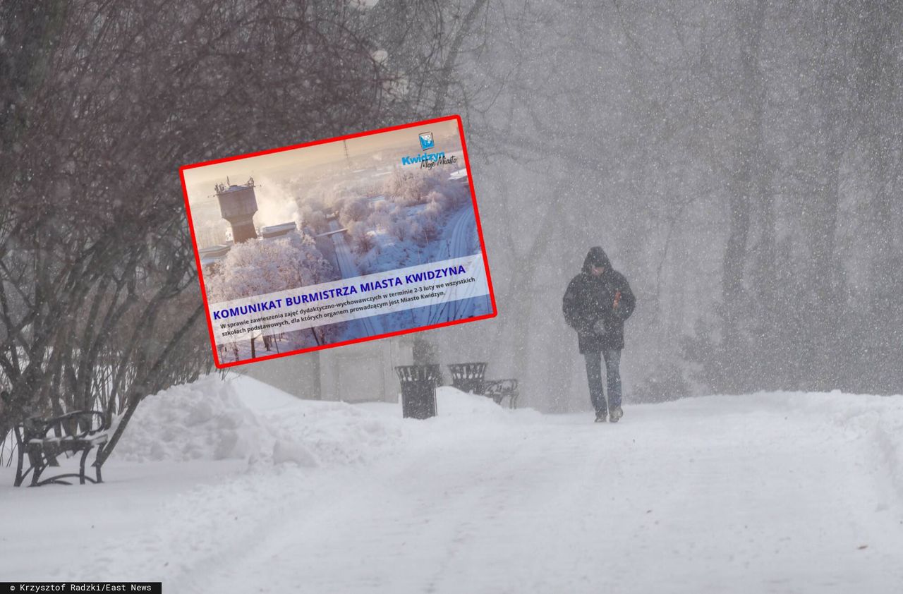 Ekstremalne mrozy za oknem. Burmistrz Kwidzyna reaguje