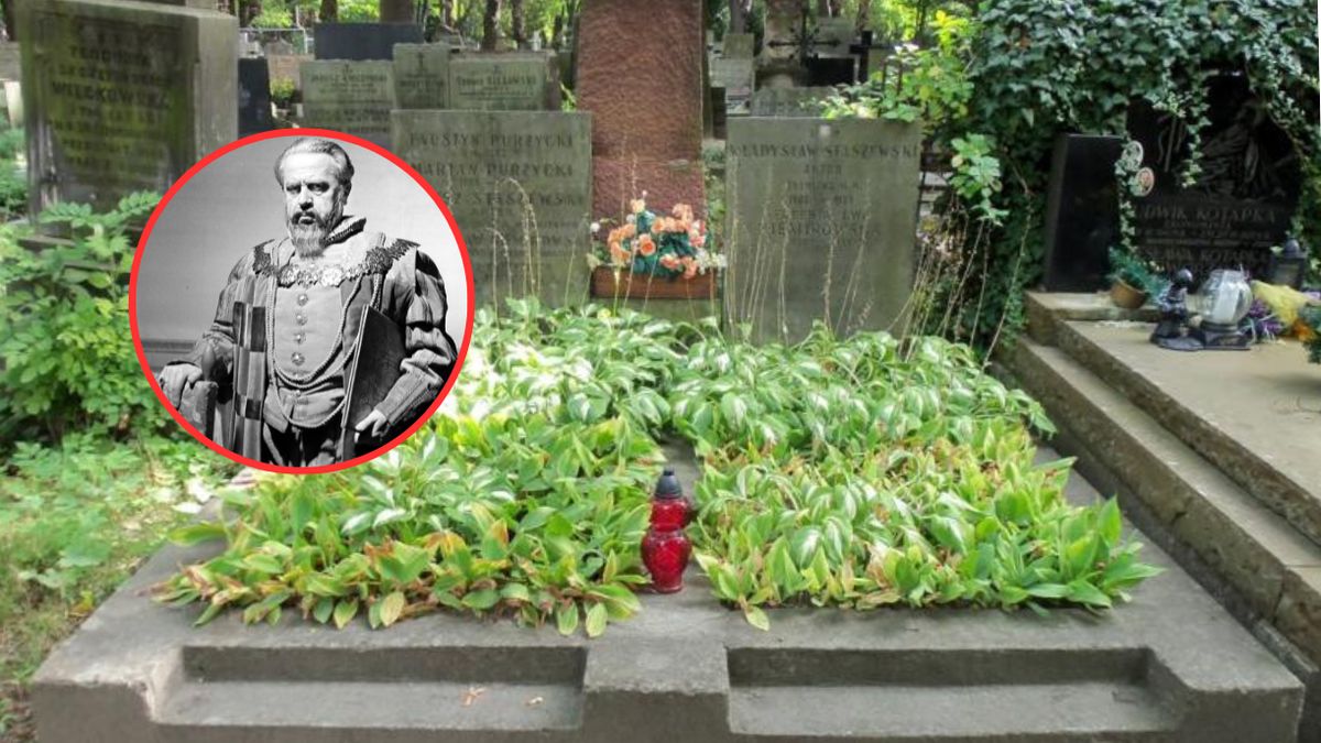 Tak wygląda grób Władysława Staszewskiego  