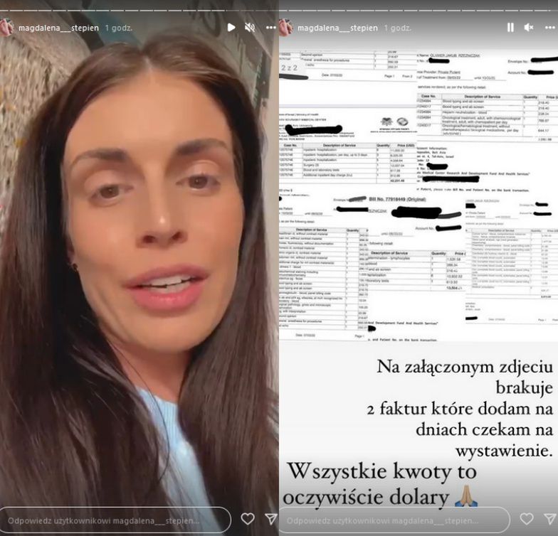 Magdalena Stępień publikuje dokumenty dotyczące zbiórki na leczenie Oliwiera