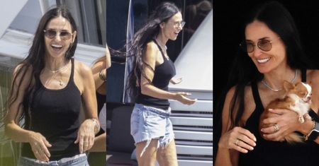 61-letnia Demi Moore szaleje na jachcie z przyjaciółkami w Grecji. Wyeksponowała OSZAŁAMIAJĄCĄ figurą (ZDJĘCIA)