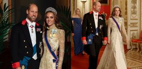 Księżna Kate i książę William OLŚNILI na balu z Trumpami