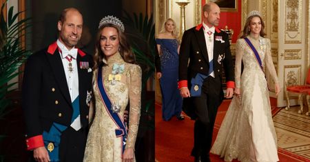 Księżna Kate i książę William OLŚNILI na balu z Trumpami