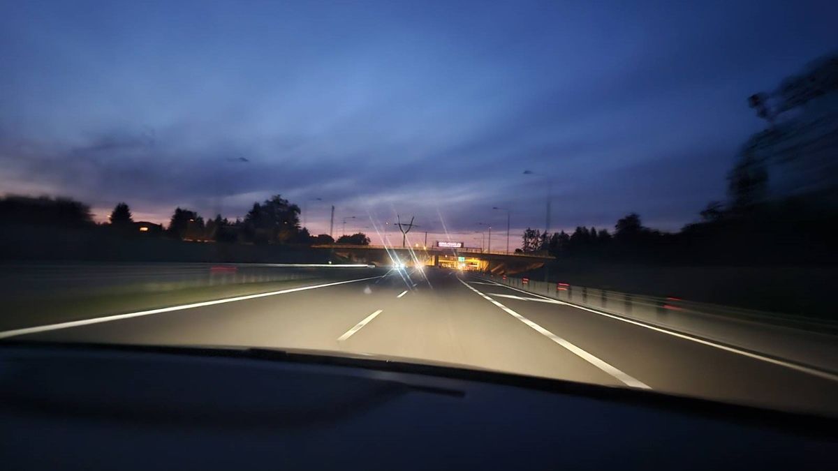 Niedziałające oświetlenie na węźle S19 Lublin Węglin
