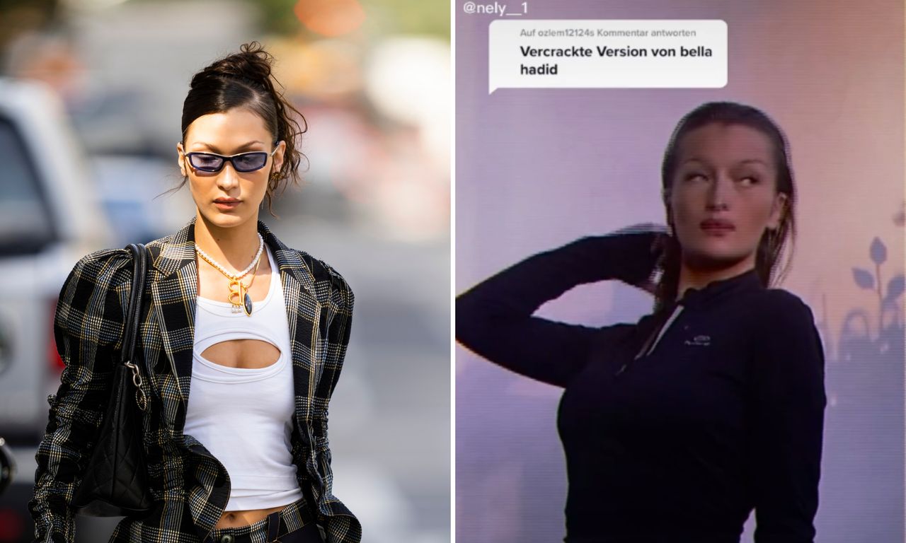 Tiktokerka wygląda jak Bella Hadid. "Ludzie myślą, że przeszłam operację plastyczną"