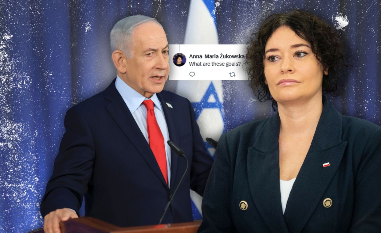 Żukowska zakpiła z Netanjahu. Wystarczyło pytanie w social mediach