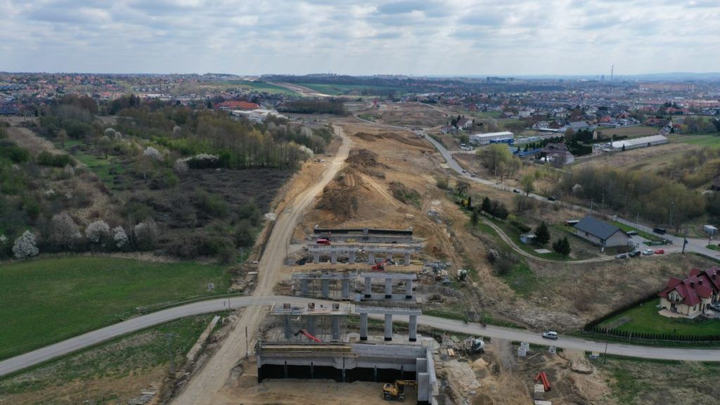 Trwa budowa Północnej Obwodnicy Krakowa