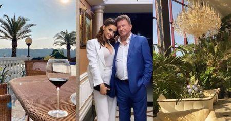 Tak żyją Patrycja Tuchlińska i jej 75-letni miliarder Józef Wojciechowski: ogromne palmy, prywatne korty tenisowe, basen i PTASZARNIA (ZDJĘCIA)