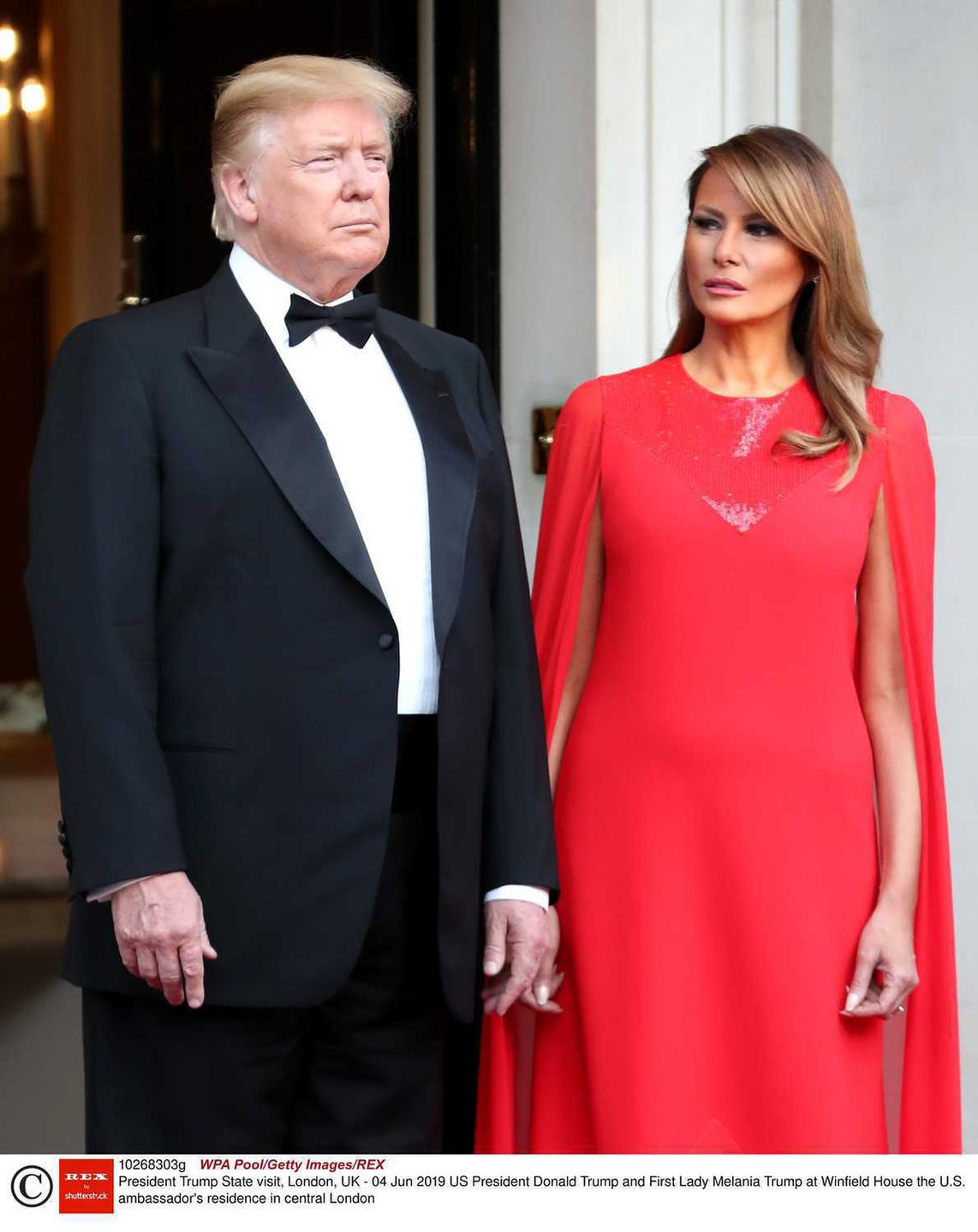 Donald Trump i Melania Trump w Londynie