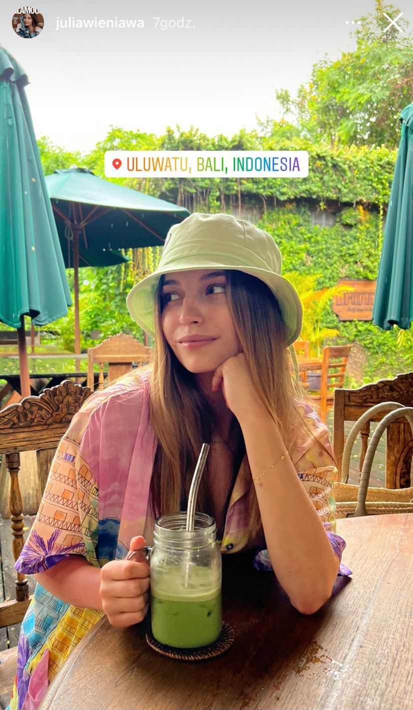 Julia Wieniawa na Bali