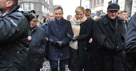 Agata Duda marznie w "Orszaku Trzech Króli" (ZDJĘCIA)