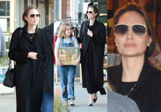 Szczęśliwa Angelina Jolie zabrała na zakupy 10-letnią córkę