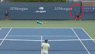 Chwile grozy na US Open