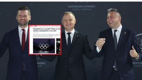 "Olimpiada u sąsiada?". Świat komentuje decyzję Polski ws. igrzysk