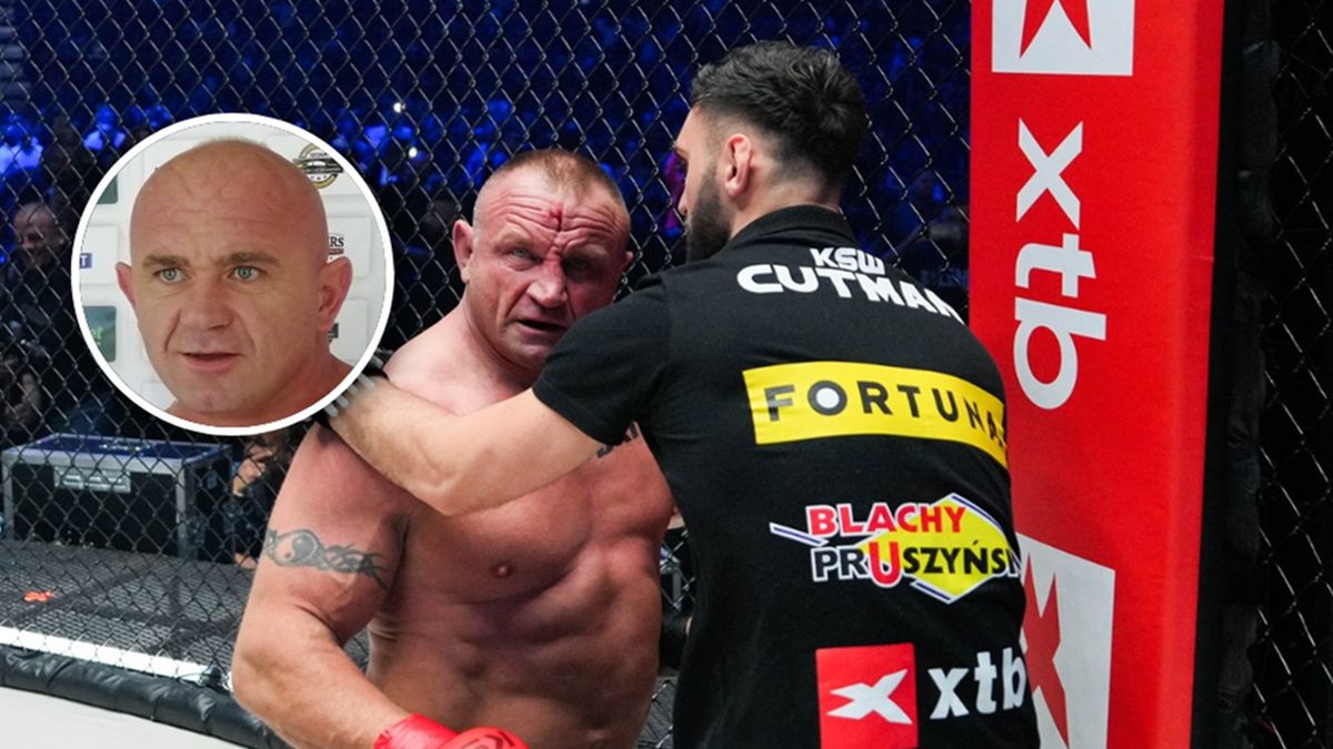 Materiały prasowe / KSW / Na zdjęciu: Mariusz Pudzianowski i Krystian Pudzianowski (w kółeczku)