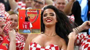 Chorwacka piękność znów na stadionie. Zdjęcie robi furorę