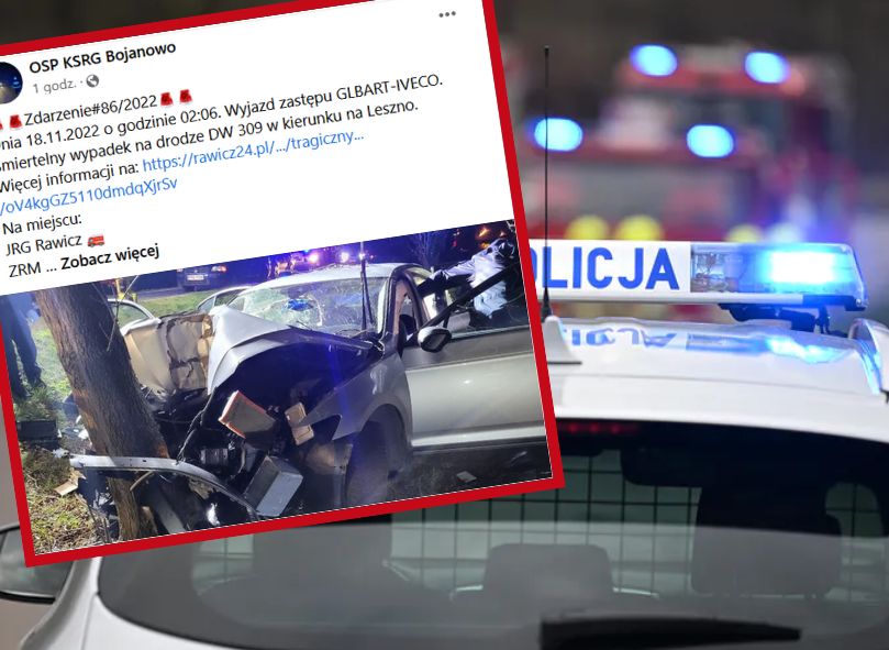 Tragiczny wypadek w Wielkopolsce. Nie żyje mężczyzna