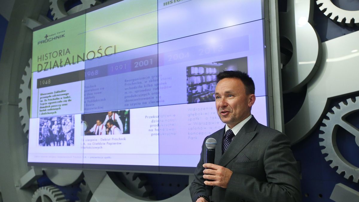 Rafał Bauer, prezes Próchnika.